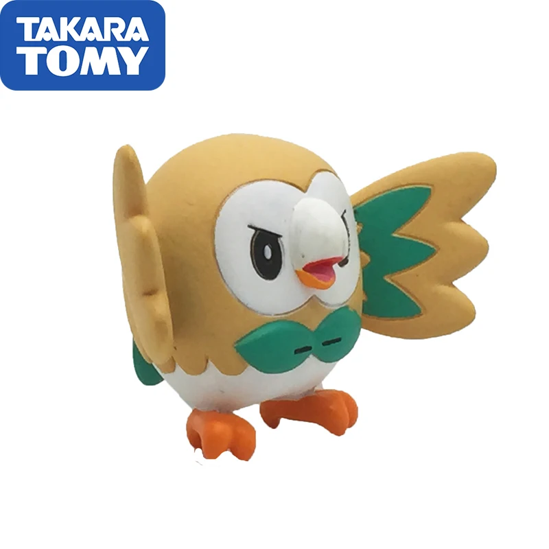 Покемонов Подлинная японская версия MC TAKARA TOMY Rowlet фигурка коллекционная игрушка