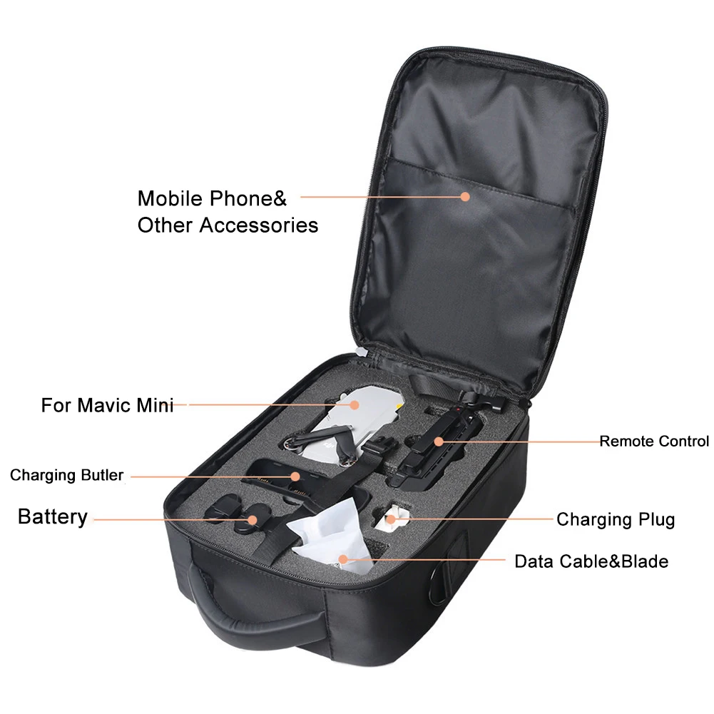 Сумка для хранения дрона водонепроницаемая сумка через плечо чехол переноски на