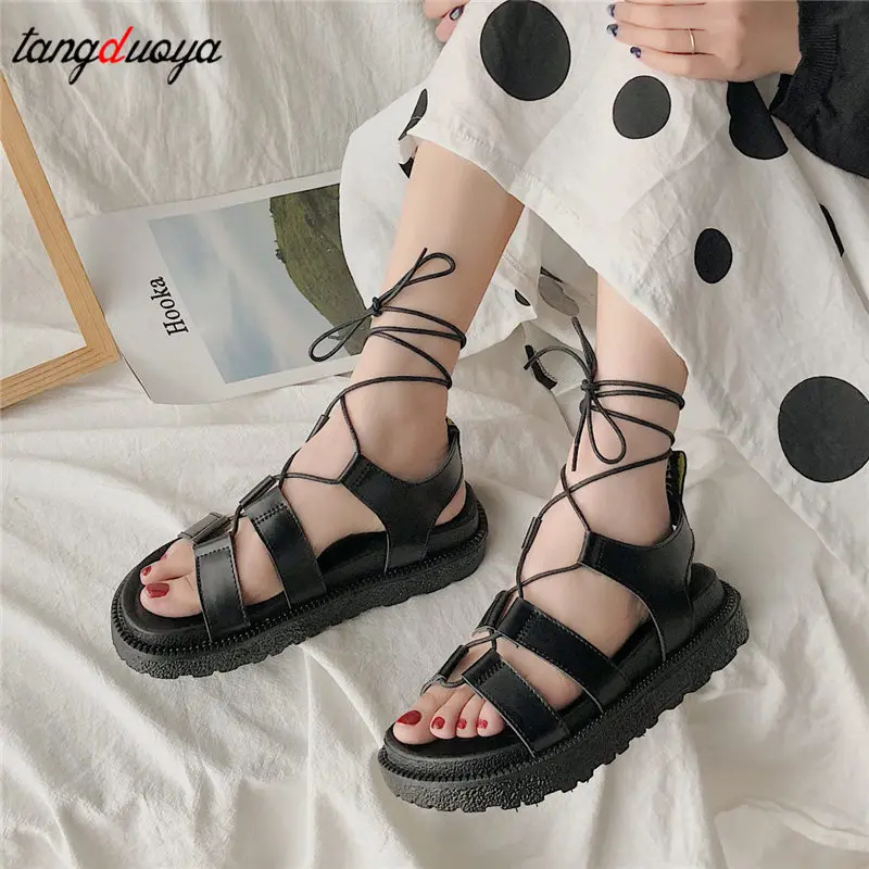 Сандалии женские на платформе повседневные босоножки модная пляжная обувь для
