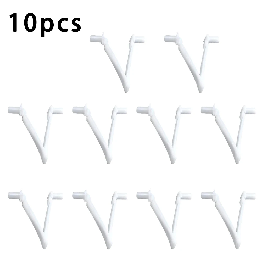 

Pool V Clip Leaf Rake Clip Swimming Pool Accessories Spa Brush Skimmer Net Cilp Pole Attachments Piscinas Cleaning White 10PCS