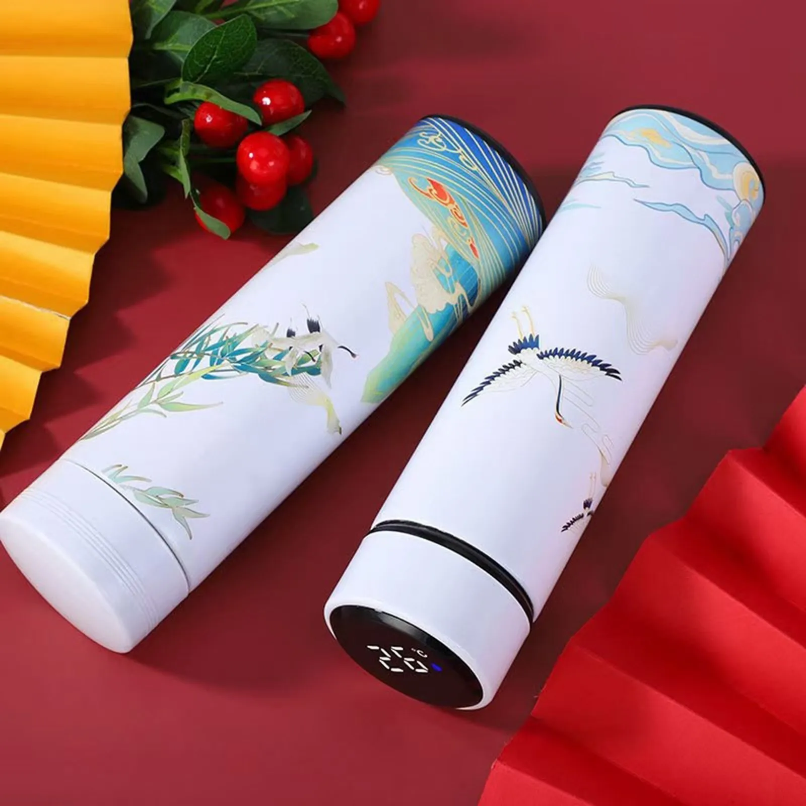 

Thermo Bottle Gifts Thermo Cup Smart Water Bottle Stainless Steel Vacuum Flask Lcd Screen Temperature Display Travel Mug