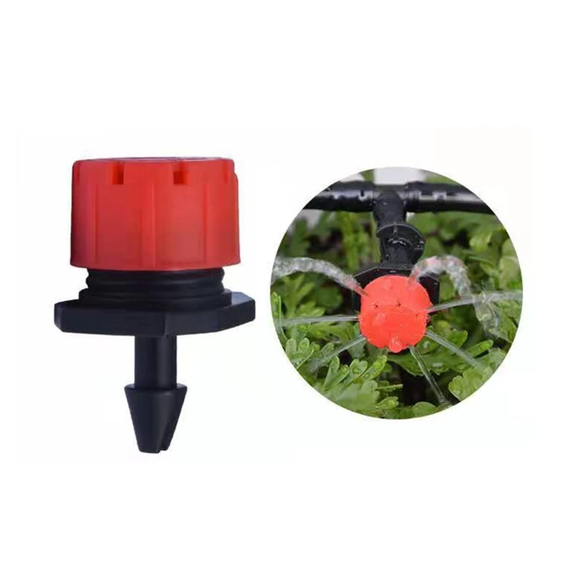 

5pcs Micro Flow Dripper Drip Head 1/4 Inch Hose Garden Irrigation Misting 34YF