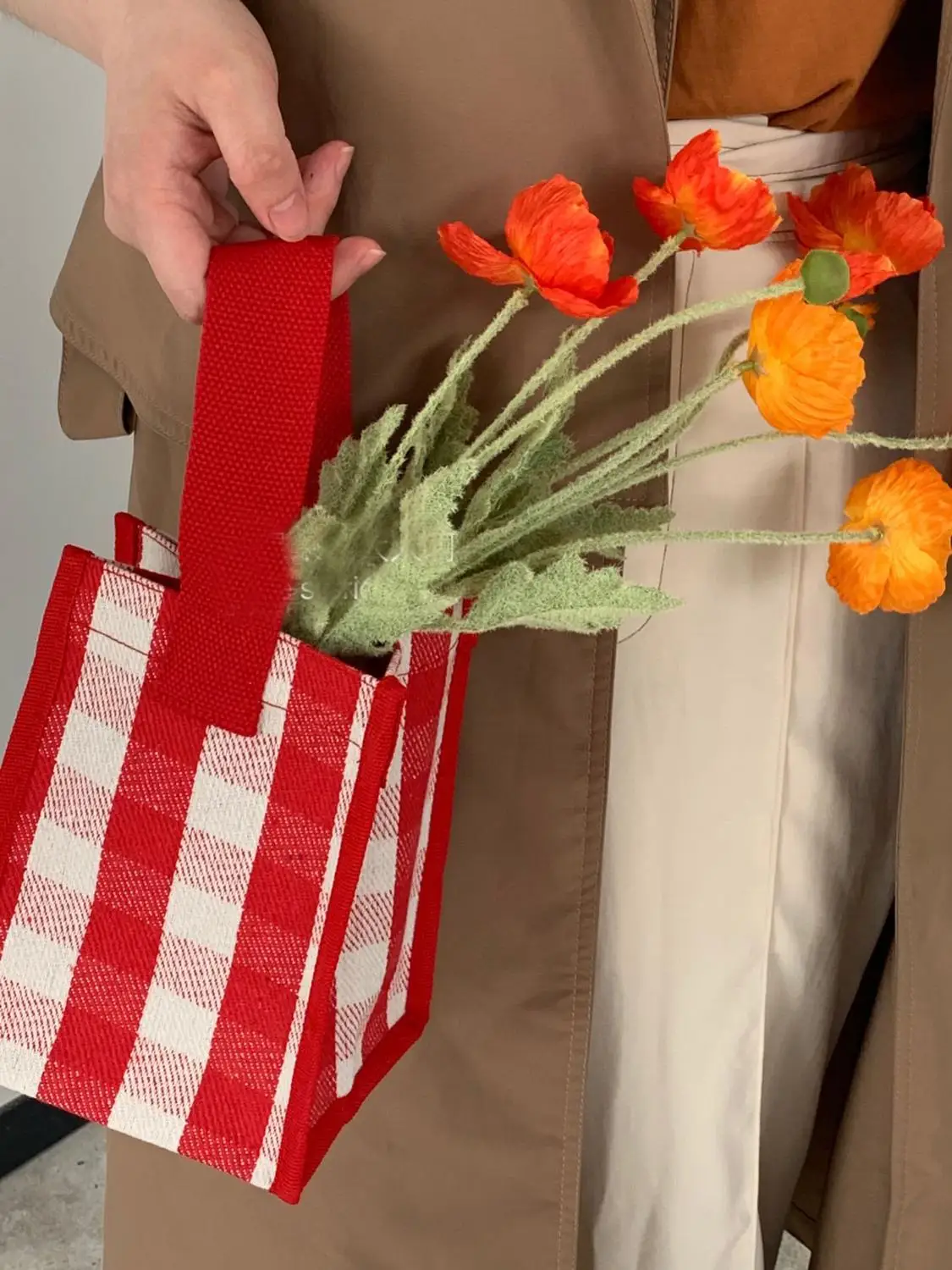 Модная Милая женская сумка холщовые сумки клетчатая Женская сумочка тоуты