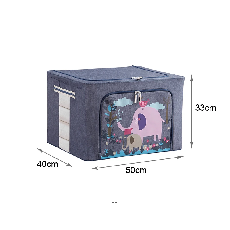 

Cartoon Animal Folding Storage Bins Cube Cloth Bin Children Adult Storage Box Wardrobe Drawer Clothes Basket Kids Toys Organizer