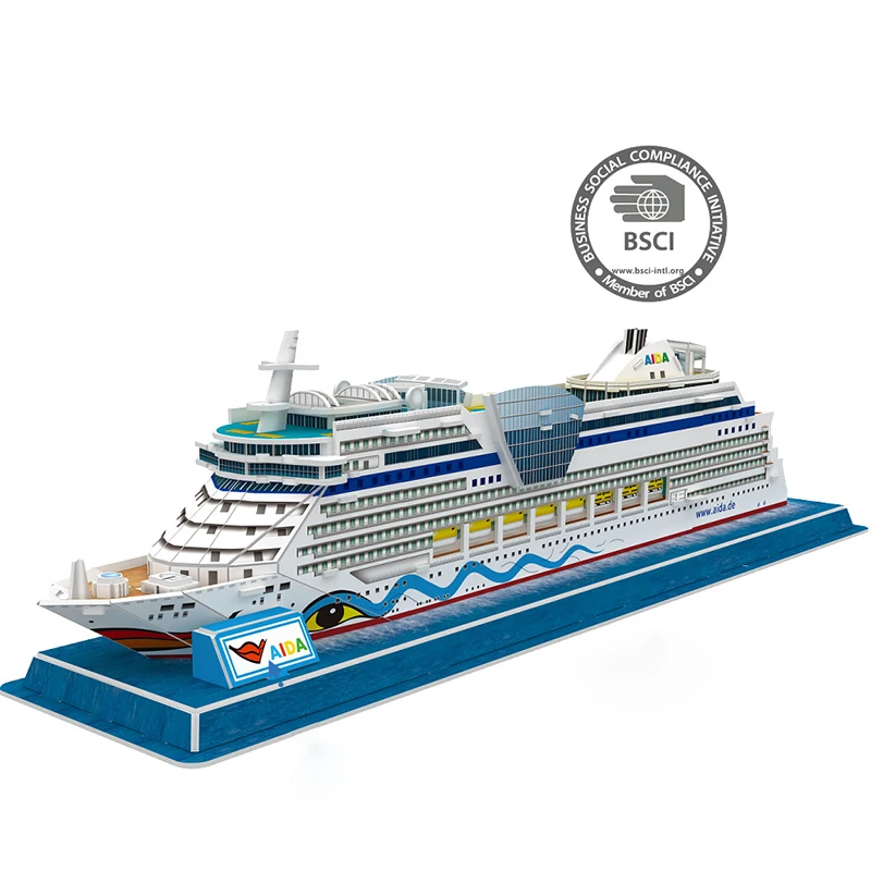 Роскошный пазл игрушка круизный лайнер для родителей и детей Сборная модель из