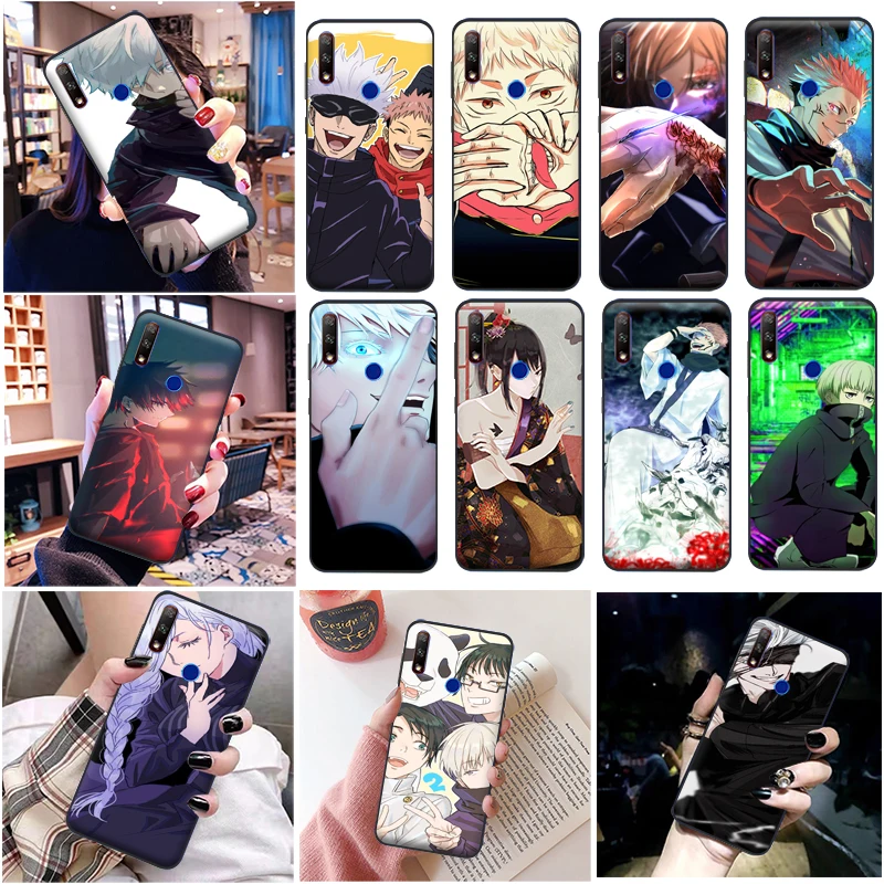 

Jujutsu Kaisen Sukuna Yuji Itadori Satoru Gojo Fushiguro Megumi Phone Case For Huawei Honor 9 9X Lite V9 Funda Carcasa