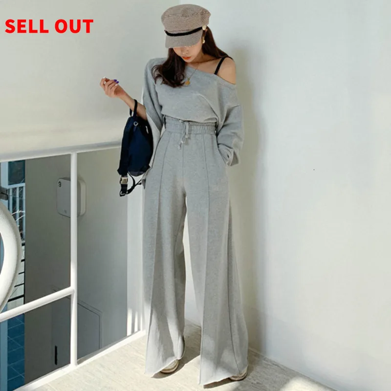 LANMREM новинка 2019 Осень зима модная женская одежда с вырезом лодочкой полный рукав