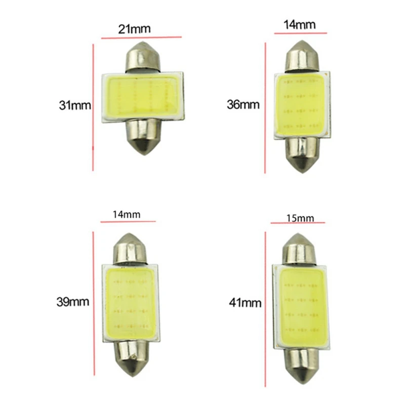 Светодиодная лампа C10W C5W 31/36/39/41/42/12 В 6500 К 12SMD | Автомобили и мотоциклы