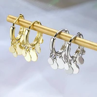 trendy silver color gold color earrings for women fashion elegant gift jewelry drop earrings