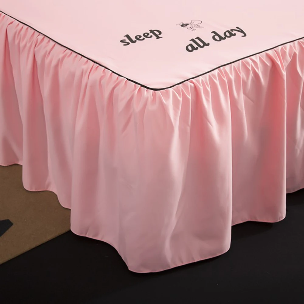 Горячая Распродажа дома отеля постельное покрывало кровать юбка простыней на
