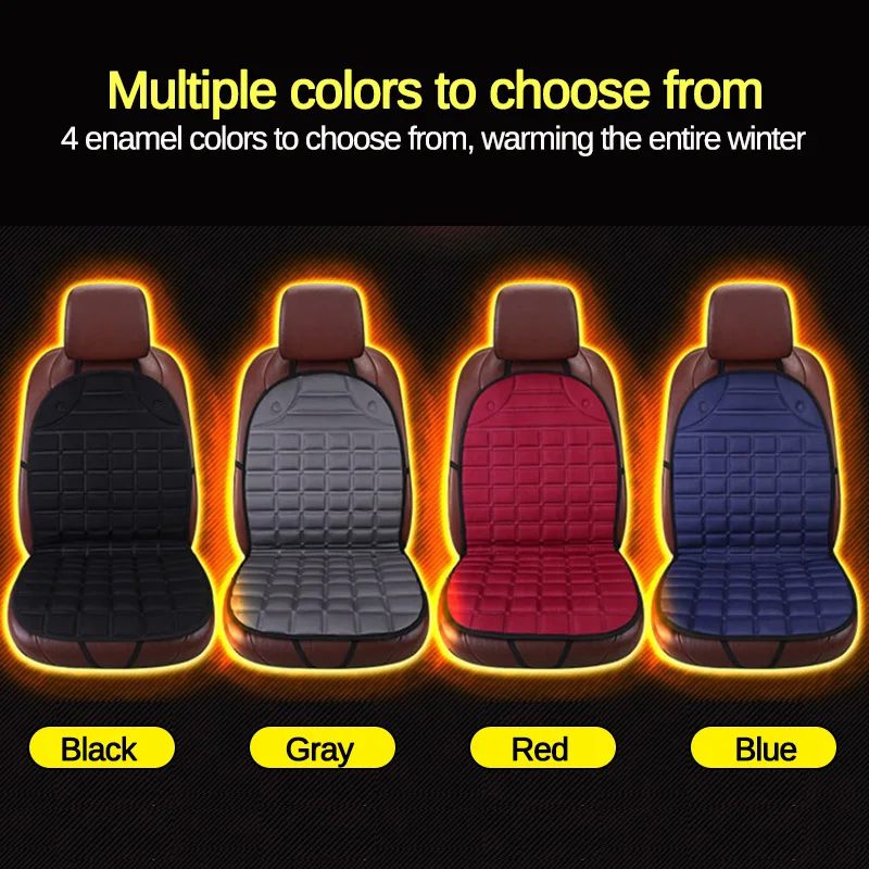 Чехлы для автомобильных сидений с функцией быстрого нагрева 12 В 2 шт.