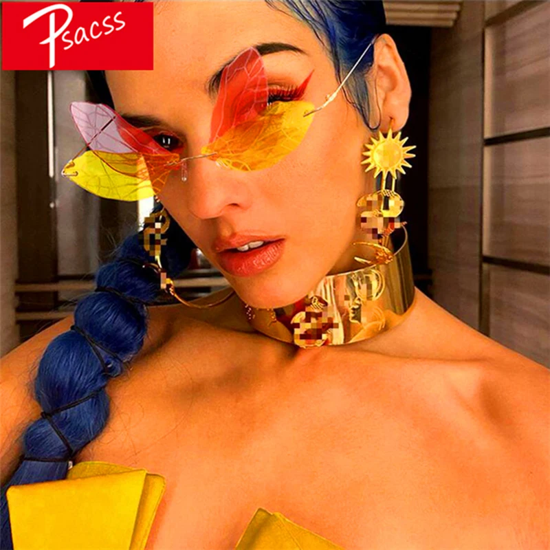 

Солнцезащитные очки PSACSS женские, в металлической оправе, с защитой UV400