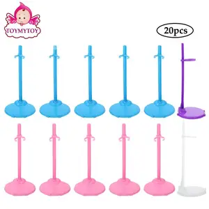 20pcs doll stands doll holder with clip fixing doll support bracket free global shipping