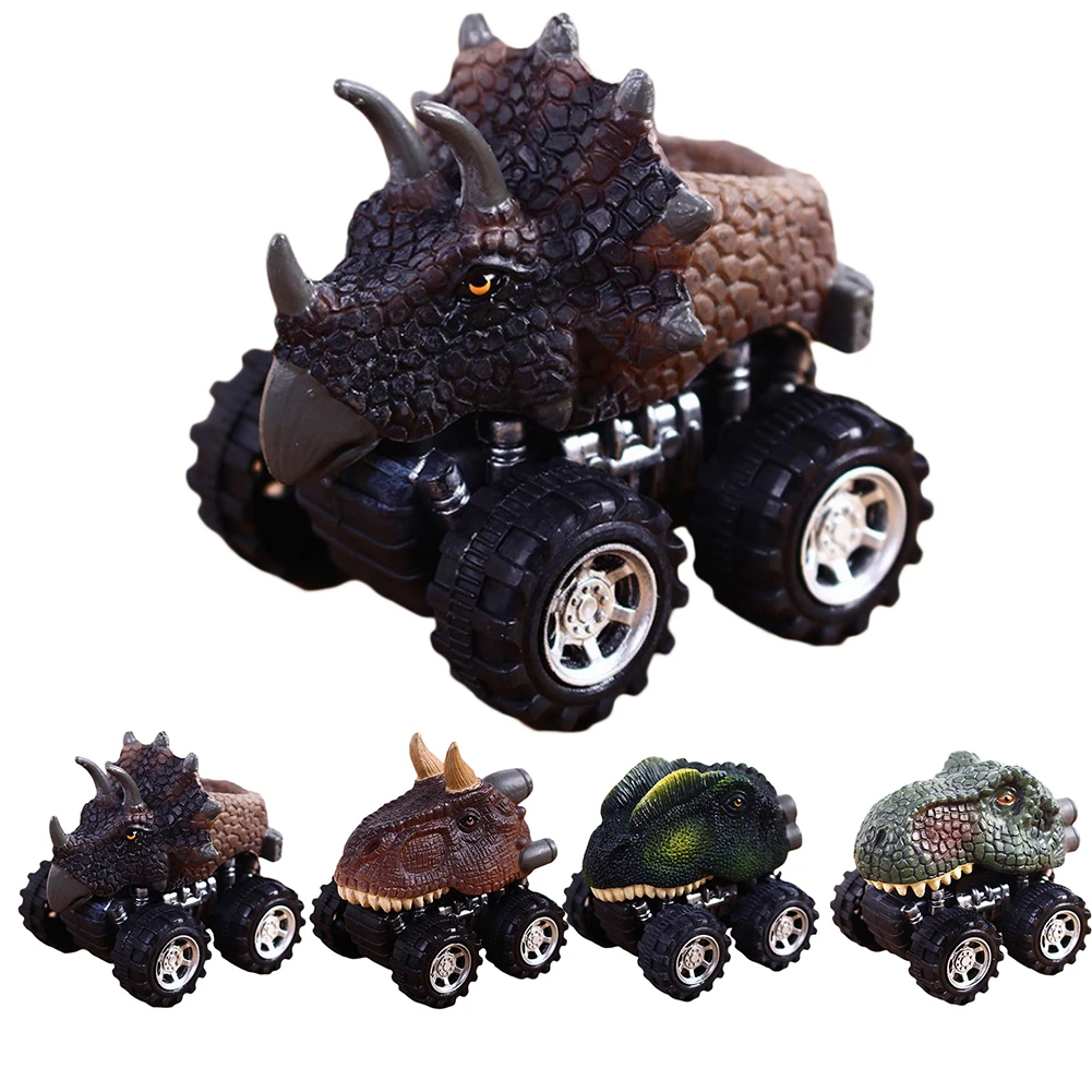 Игрушечный динозавр на детский день мини игрушечный автомобиль задняя часть