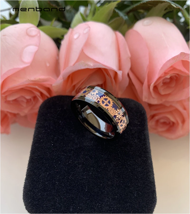 Кольцо из карбида вольфрама персонализированные Обручальные Кольца На заказ