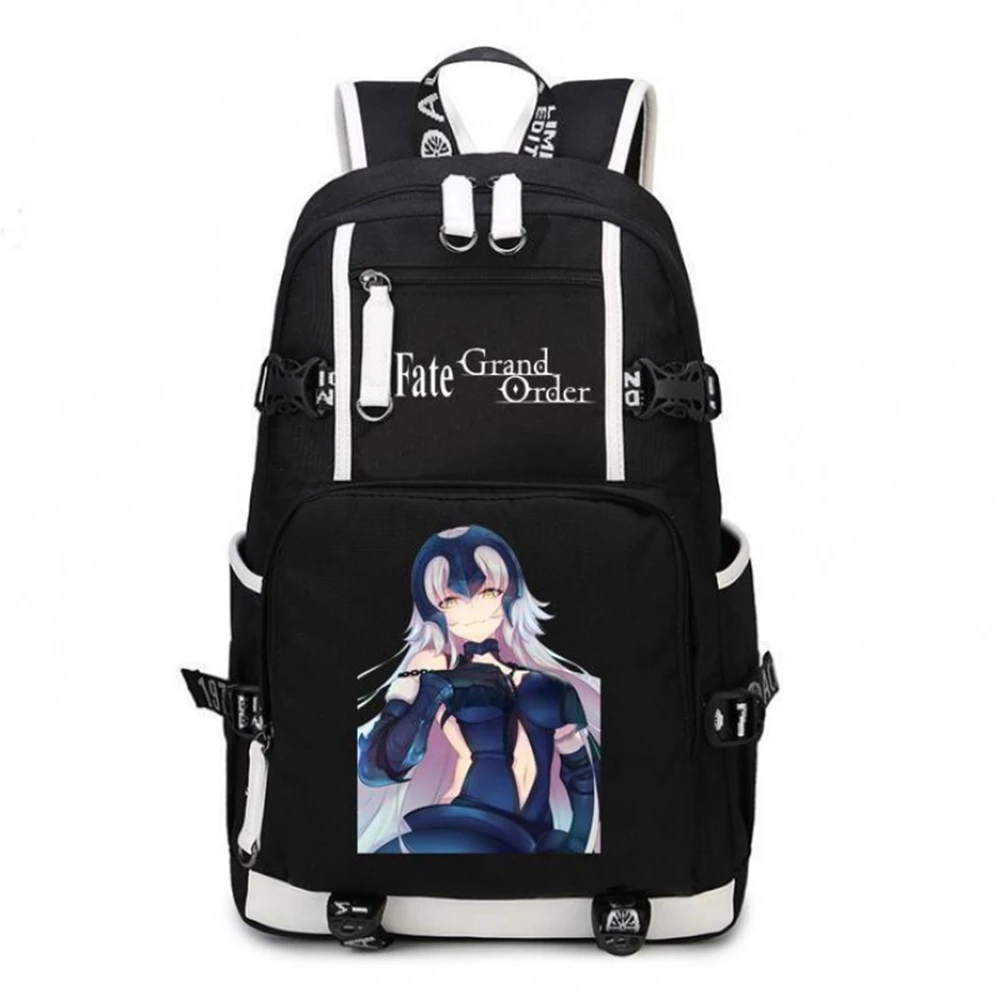 

Дорожный рюкзак унисекс, повседневный школьный ранец с героями аниме и мультфильмов Fate grand order, саблей-дтрэк (альтер), студенческие рюкзаки