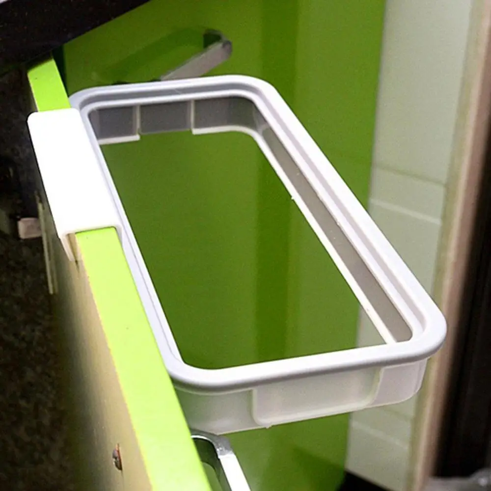 Подвесной пластиковый держатель для мусорного мешка кухонный шкаф стойка