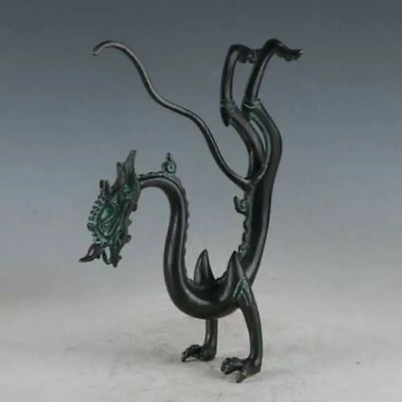 

EXQUISITE CHINESE BRONZE DRAGON STATUE