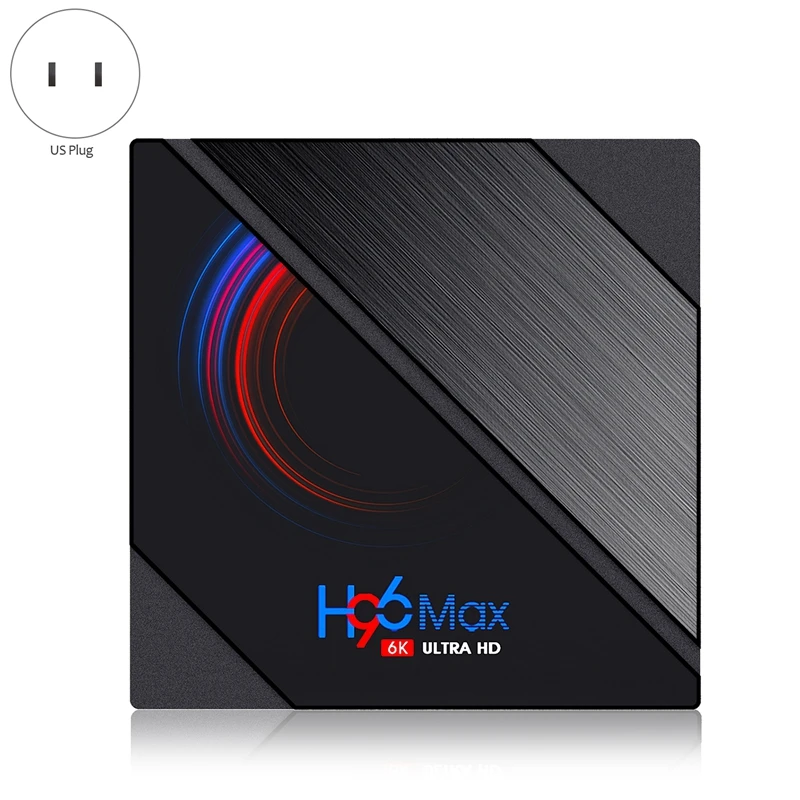 H96 MAX H616 HD 6K Smart TV Интернет четырехъядерный телеприставка Android 10 0 Box плеер (4 +
