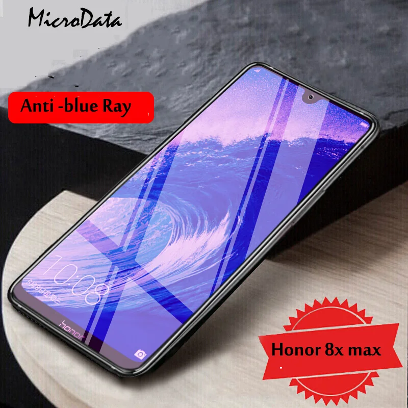 Honor 8X Max Защитное стекло для huawei Honor 8X Max 8C 8S 8A из закаленного стекла с защитой от синего и фиолетового цвета, светильник для Honor 9X Pro 8X Max - Цвет: Honor 8X Max
