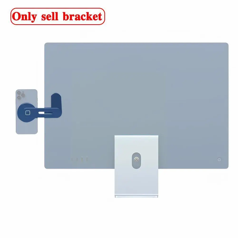 

New Laptop CellPhone Mount For IPhone 12 Series, Collapsible Adapt Magnetic To Monitor Holder Office Base Metal Pas I5L5