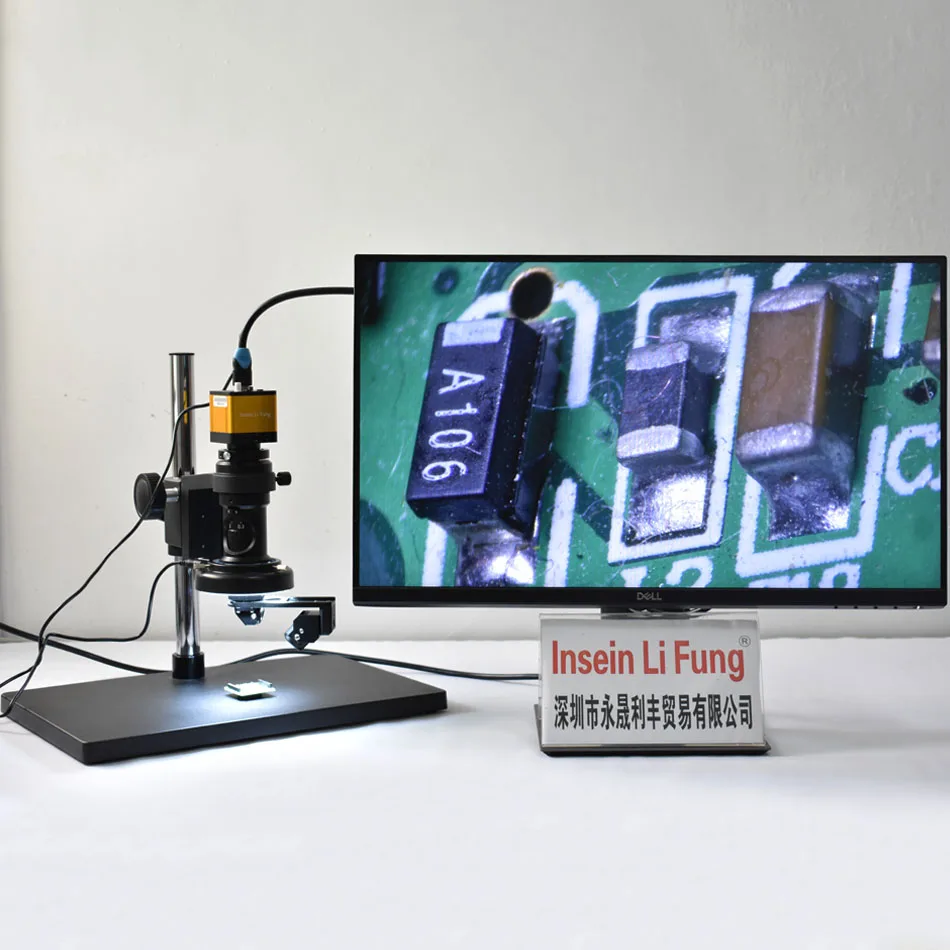 HD промышленный видео 3D микроскоп 2D переключаемая Оптическая лупа HDMI материнская плата электронный элемент