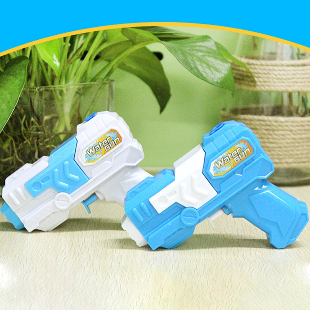 Маленький водяной пистолет летний детский пляжный с карманами для воды игрушки