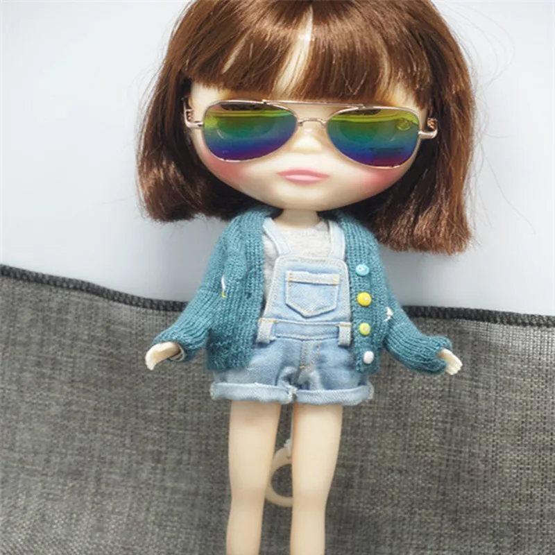 8 см Blyth солнцезащитные очки Цветной BL CC1224 (подходит для Blythedoll ледяной)|doll sunglasses|doll