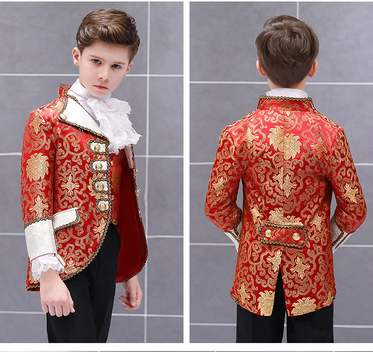 

Boy European children's court costume costumes Prince Charming European drama stage performance dress