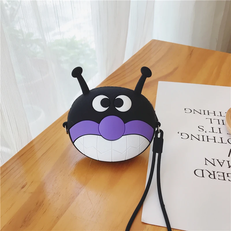 coin purse Новинка, силиконовый женский кошелек с мультяшным рисунком, мини круглый кошелек с карманом для монет, женские сумки, держатели для карт, роскошный брендовый прозрачный кошелек - Цвет: coin purse