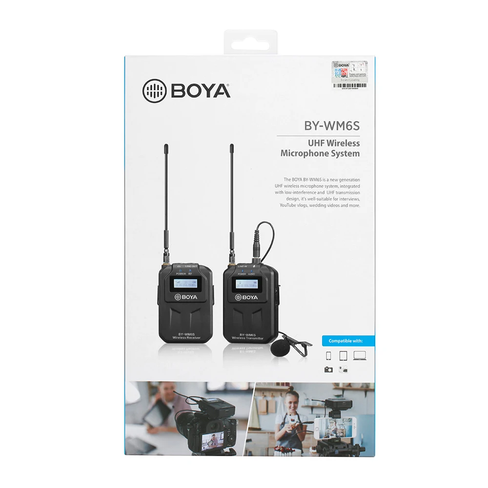 

BOYA BY-WM6S UHF CH48 70m DSLR SLR