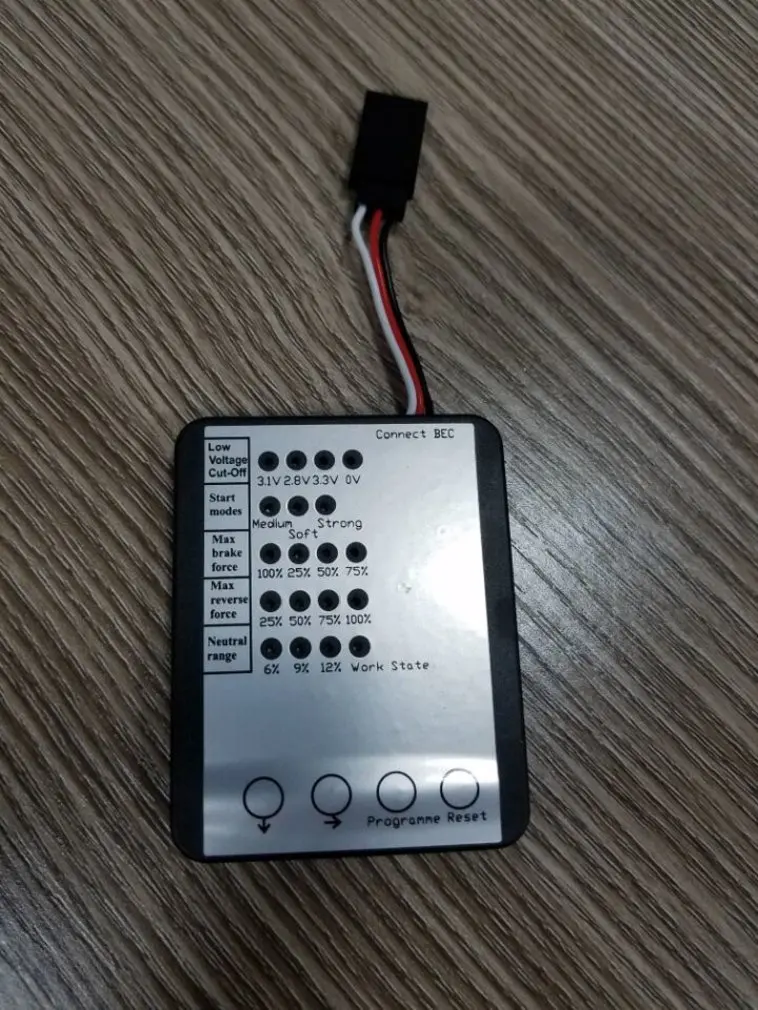 

LED programming card for vehicle