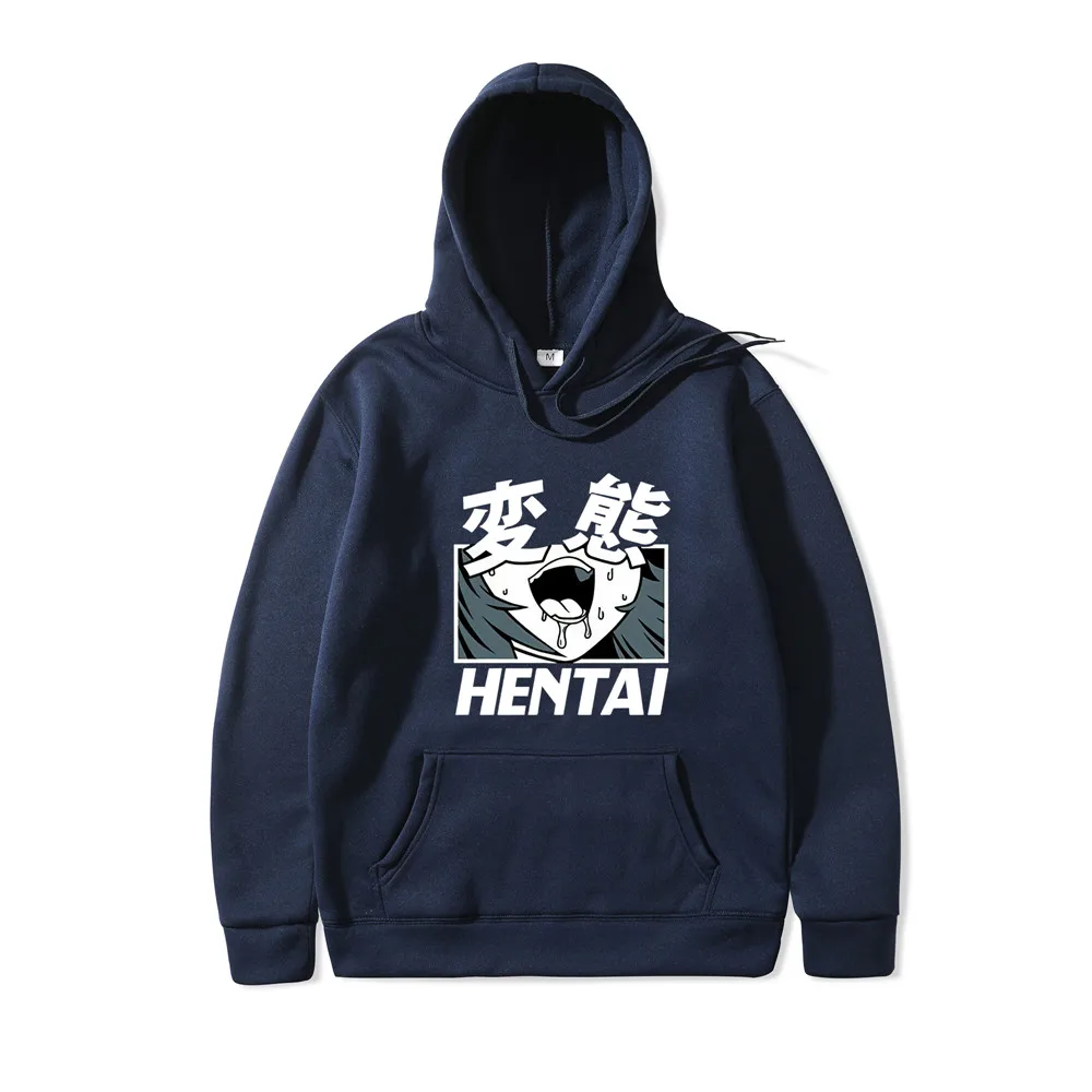 

Ahegao Hentai Cartoon Unisex Anime Hoodies Sweatshirt Men Oversized Winter Pullover Harajuku Casual Warm Streetwear Hoodies