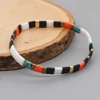 autumn and winter bohemian tila rice beads beaded bracelet women jewelry handmade armband miyuki joyeria accessories