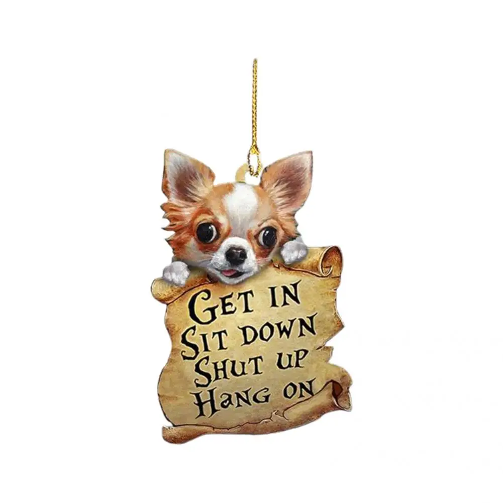 

Exquisite Adorable Excellent Workmanship Dog Shape Pendant Decor for Gifts