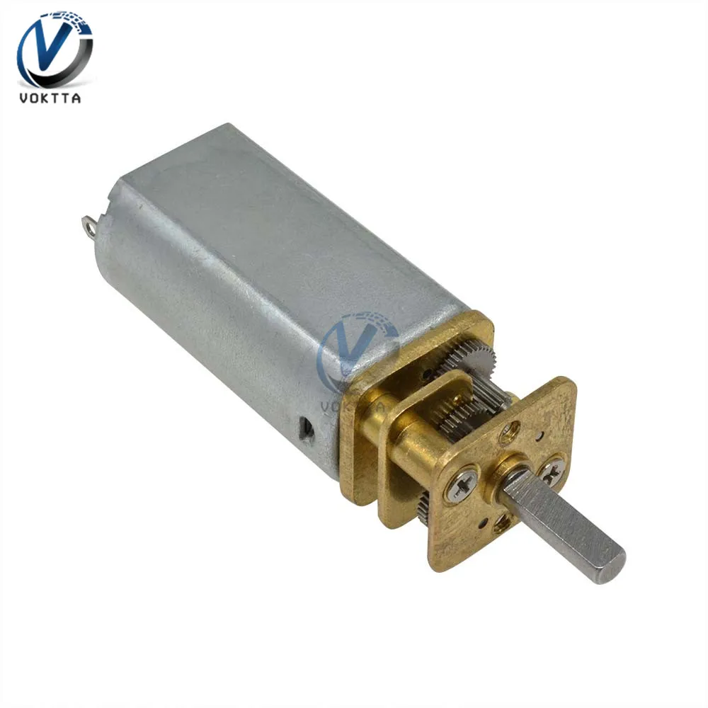 Редукторный двигатель постоянного тока 12 В 100 об/мин высокий крутящий момент