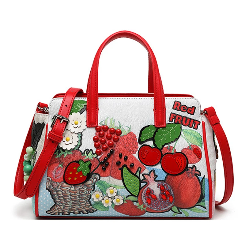 Дизайнерская женская сумка из искусственной кожи модная маленькая сумочка на