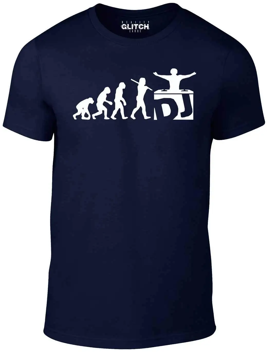 DJ Evolution T shirt - Funny T-shirt Music Mixing Djing Disk Jockey Turntable Cool Casual pride t men Unisex New Fashion | Мужская