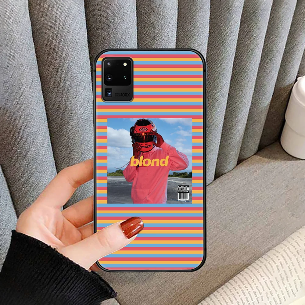 

Franks blond Oceans Phone Case Cover For For SamSung Galaxy S Note 7 8 9 10 20 Uitra Plus E Lite Black black Coque Luxury Etui