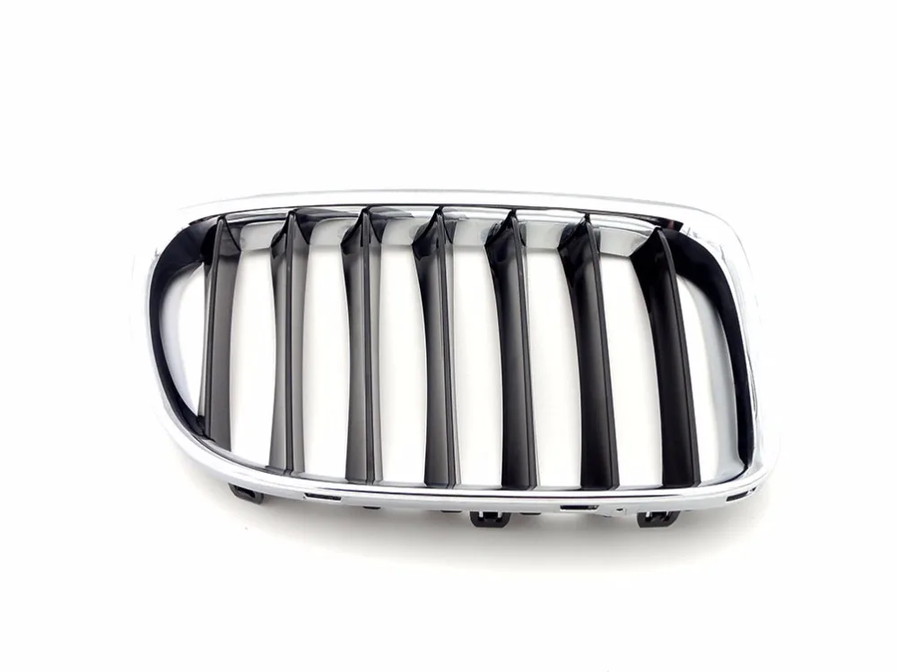 

1Pcs Half Chrome Front Upper Kidney Grill Grille Right Passenger Side 51112993308 For BMW X1 Series E84 2010-2012
