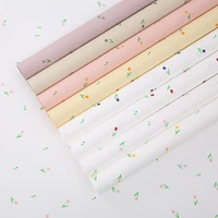 20pcs waterproof tulip flower wrapping paper florist gift packaging material floral bouquet wrapping paper wedding decoration