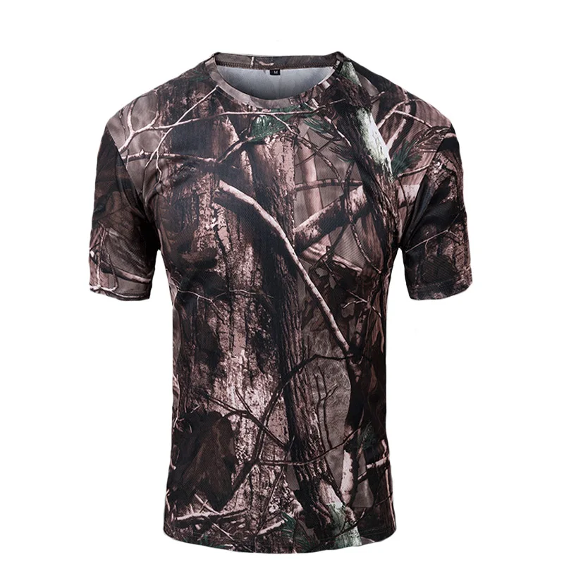 Высококачественная камуфляжная футболка ACU CP быстросохнущая армейская