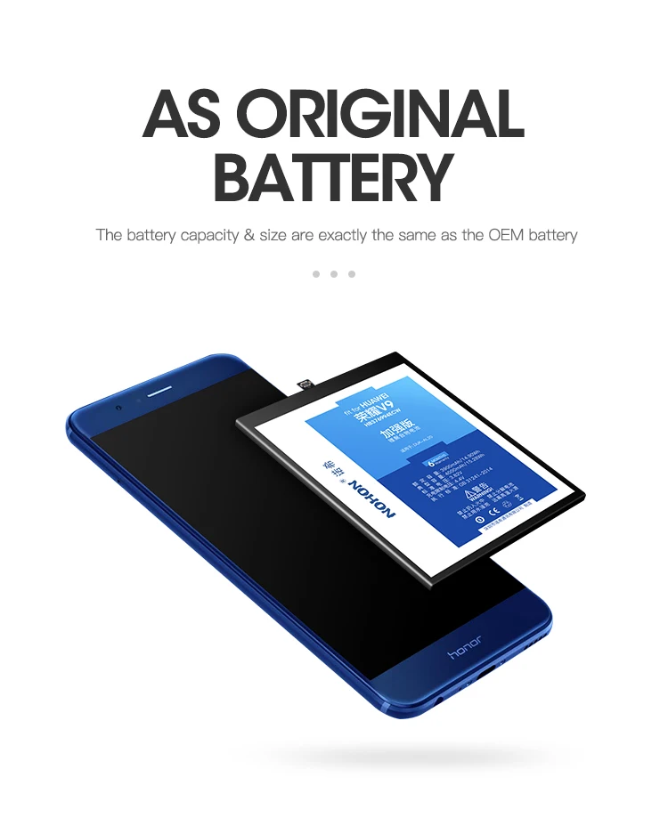Nohon Батарея для huawei Honor V9 V10 6 7 4X 7X 7i HB376784ECW HB4242B4EBW HB494590EBC Mate10Lite Замена Bateria инструменты