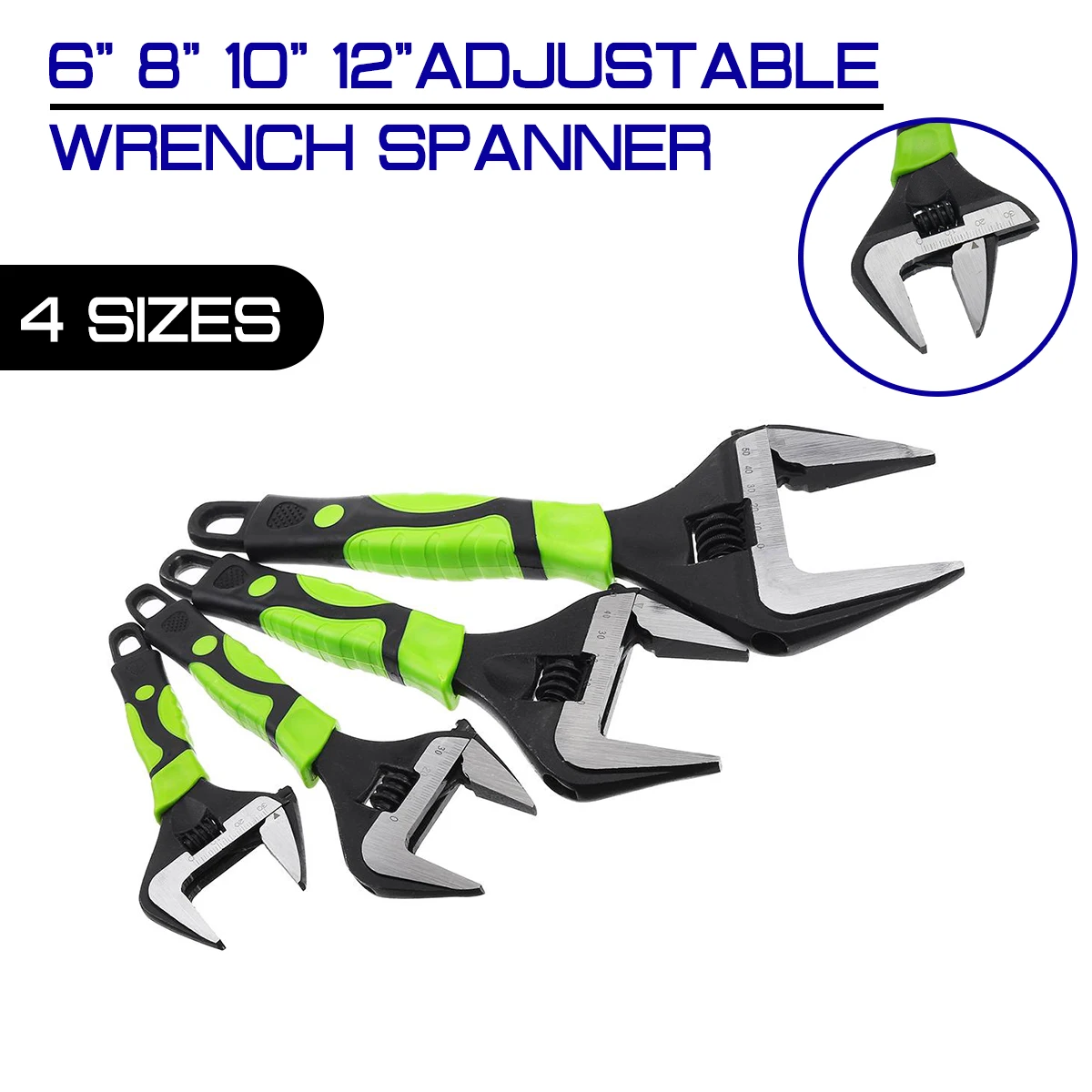 

Регулируемый гаечный ключ, мини-гаечный ключ 6 дюймов 8 дюймов 10 дюймов 12 дюймов, с открывающейся рукояткой 60 мм, инструмент для ремонта