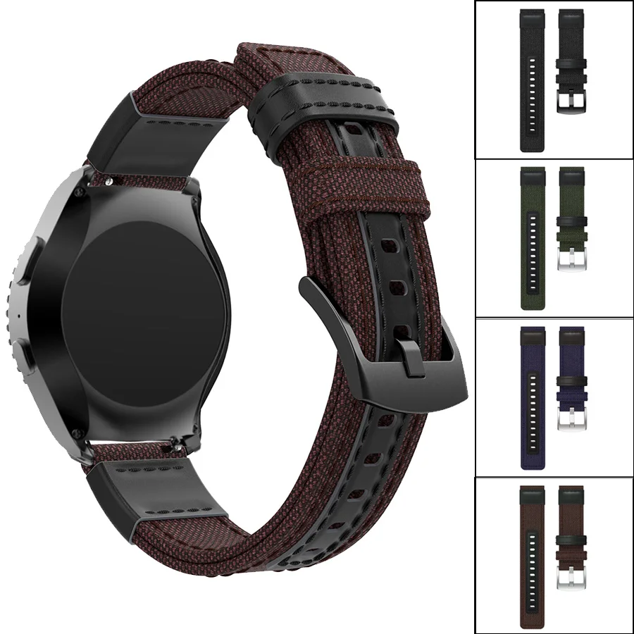 Ремешок нейлоновый для смарт-часов Huami Amazfit GTR сменный тканевый браслет 20 мм