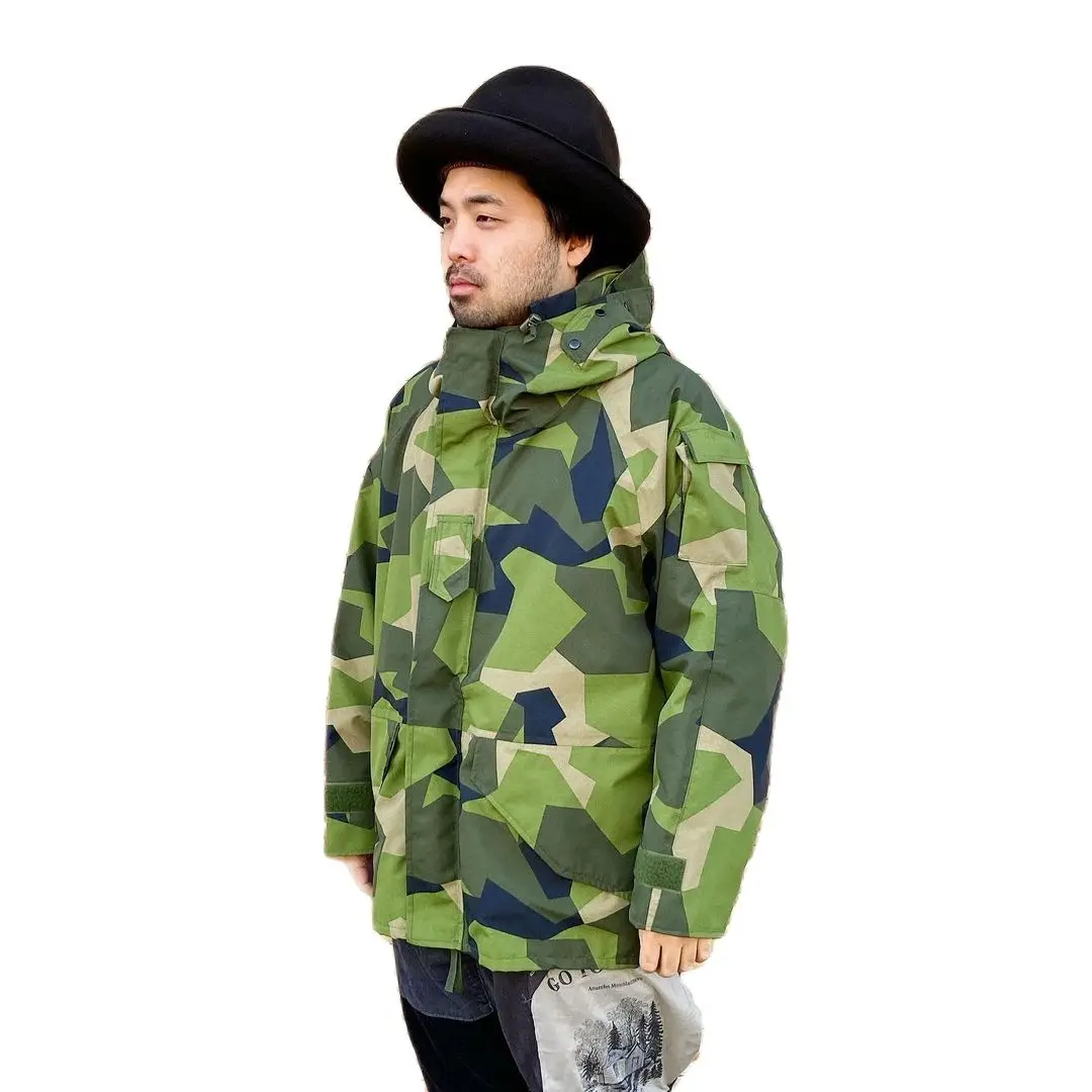 

Тренчкот SMTP YJ20 шведский военный, камуфляжный тренчкот с геометрическим рисунком в стиле милитари, американский класс защиты от ветра, M65, поколение 1