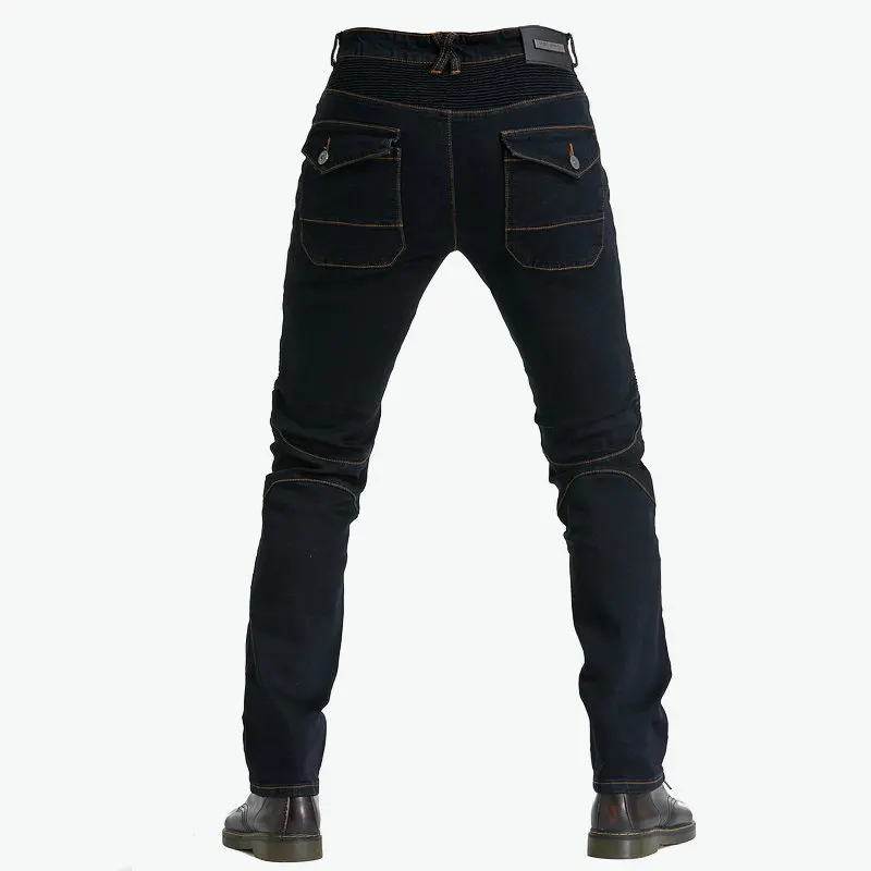 

2021 Men's Fashion Skinny Biker Jeans Brand Motorcycle Denim Pants for Male dropshipping