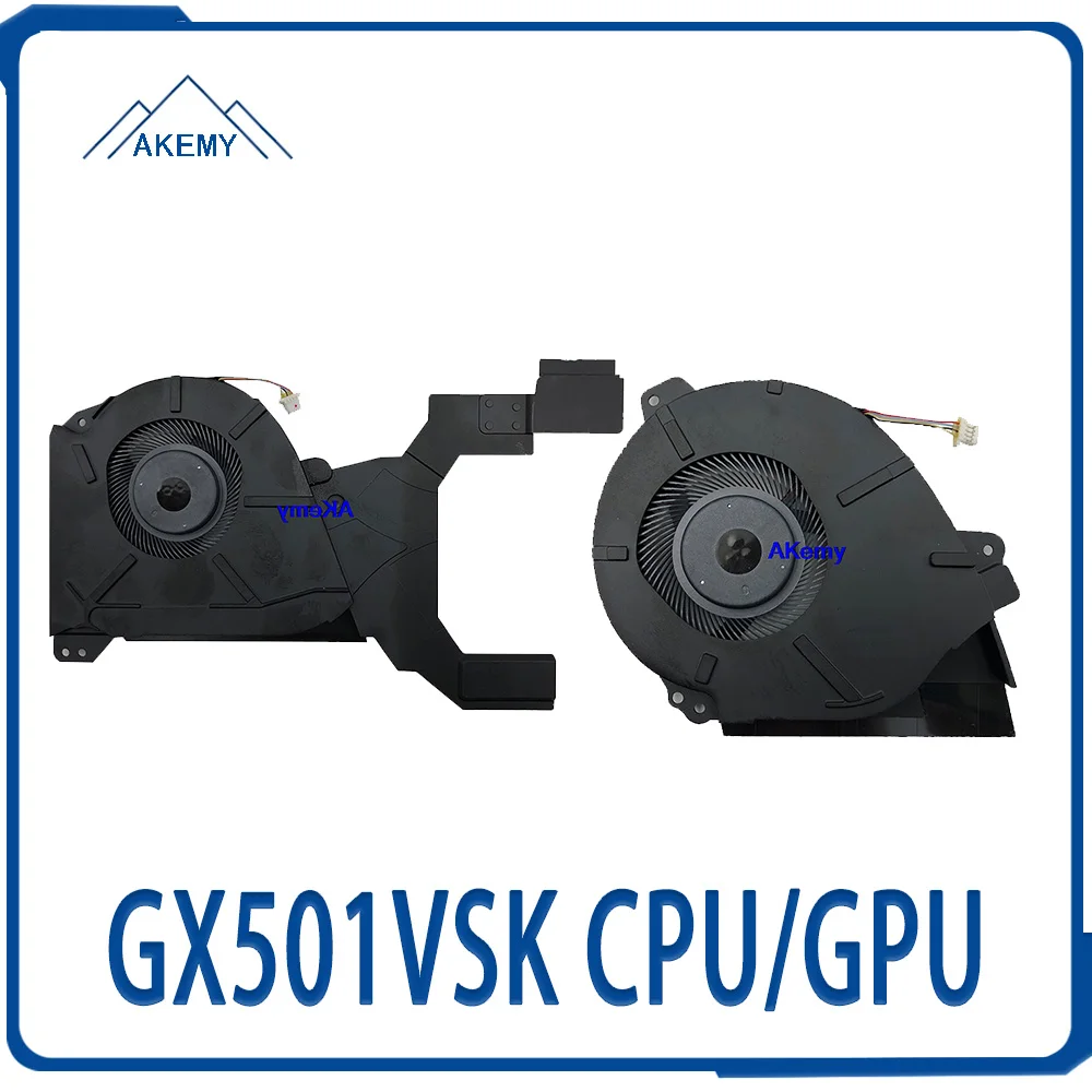 Новый ноутбук CPU/GPU вентилятор радиатора охлаждения для For Asus ROG Zephyrus GX501 GX501vsk ND75C18