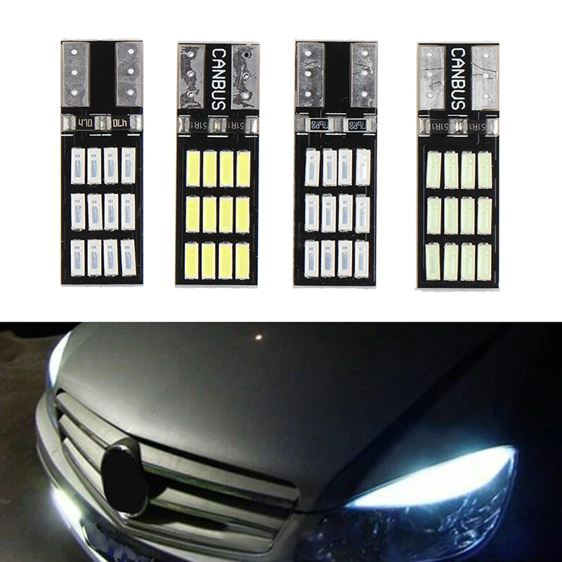 

4Pcs/Set Led Car Light 10 Led Car Width Light License Plate Light Tail Box Bulb