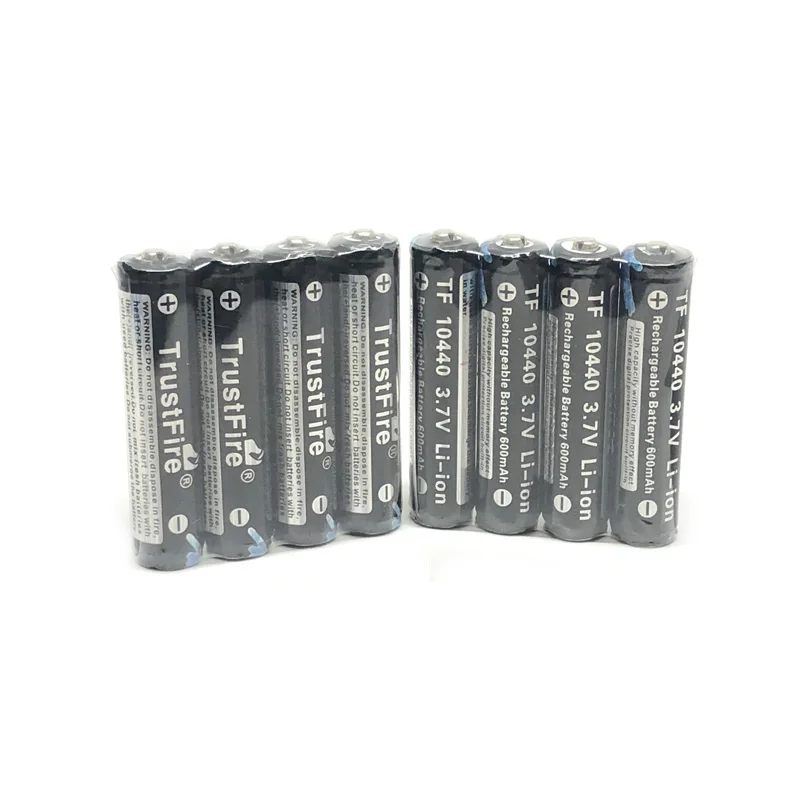 Trustfire 10440 AAA 600mAh 3.7V Li-ion Rechargeable Battery Lithium Batteries with protected borad For LED Flashlights | Электроника
